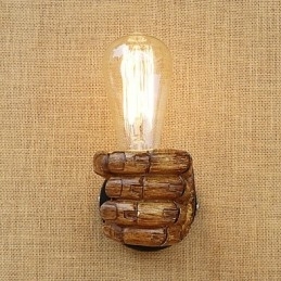 Moderne, eigentijdse, landelijke, retro-kenmerken voor wandlampen met sfeerverlichting in ministijl