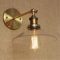 Moderne, eigentijdse, landelijke, retro, antieke messing-functie voor sfeerverlichting in ministijl