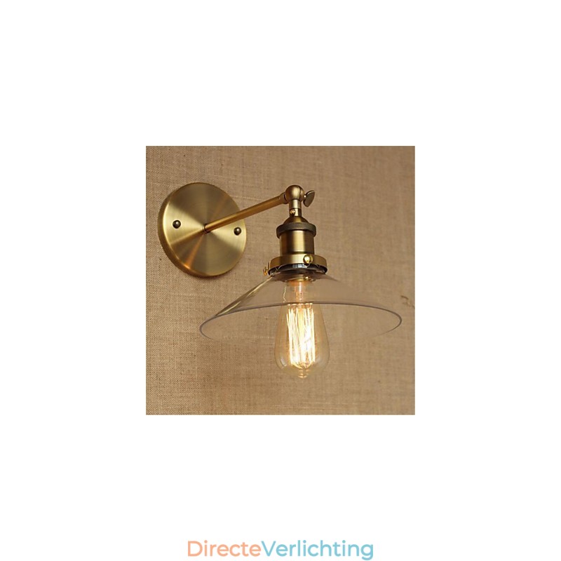 Moderne, eigentijdse, landelijke, retro, antieke messing-functie voor sfeerverlichting in ministijl