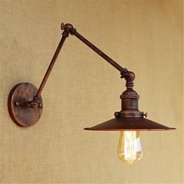 Rustieke Lodge Country Retro Schilderij Kenmerk voor Mini Stijl Swing Arm Sfeerlicht Swing