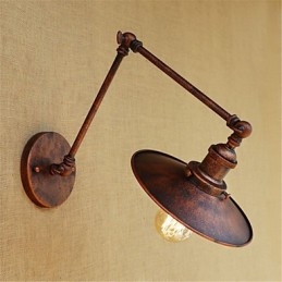 Rustieke Lodge Country Retro Schilderij Kenmerk voor Mini Stijl Swing Arm Sfeerlicht Swing