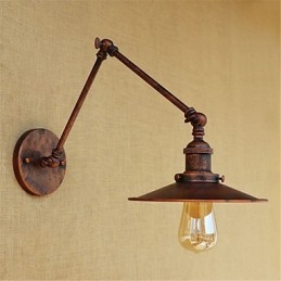 Rustieke Lodge Country Retro Schilderij Kenmerk voor Mini Stijl Swing Arm Sfeerlicht Swing