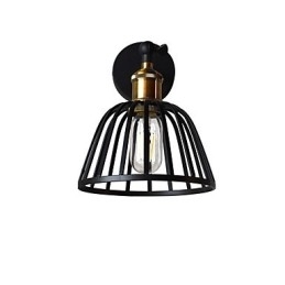 Licht geschilderde stalen wandlamp Dumb Black American Coffee Decoratie Retro wandlamp Lichtzwaardlamp op muur