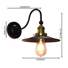 Wandlamp Wandlampen Wandlamp Ijzeren Wandlamp Dumb Black Lightsaber Lamp Aan De Muur