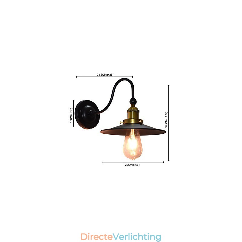 Wandlamp Wandlampen Wandlamp Ijzeren Wandlamp Dumb Black Lightsaber Lamp Aan De Muur