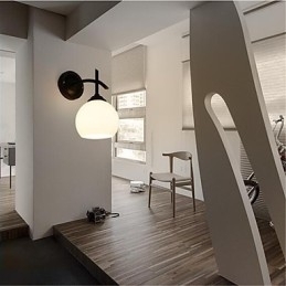 Moderne, eigentijdse landelijke schilderfunctie voor mini-stijl oogbescherming omgevingslicht muur