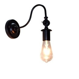 Light Buzz Wall Iron Wandlamp Dumb Black Lightsaber Lamp Aan De Muur
