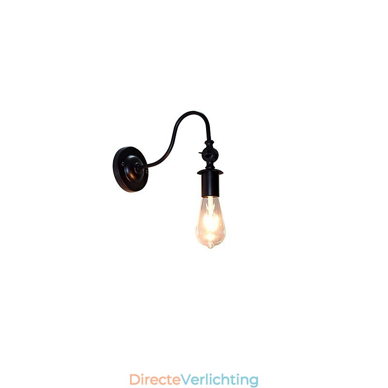 Light Buzz Wall Iron Wandlamp Dumb Black Lightsaber Lamp Aan De Muur