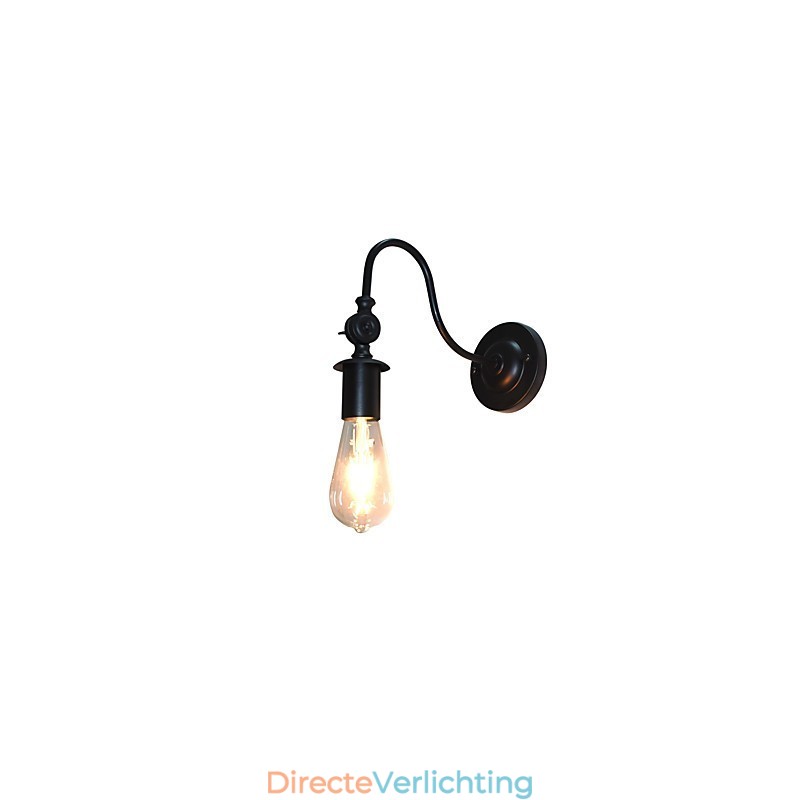 Light Buzz Wall Iron Wandlamp Dumb Black Lightsaber Lamp Aan De Muur