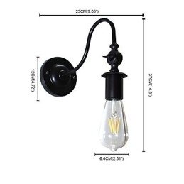 Light Buzz Wall Iron Wandlamp Dumb Black Lightsaber Lamp Aan De Muur