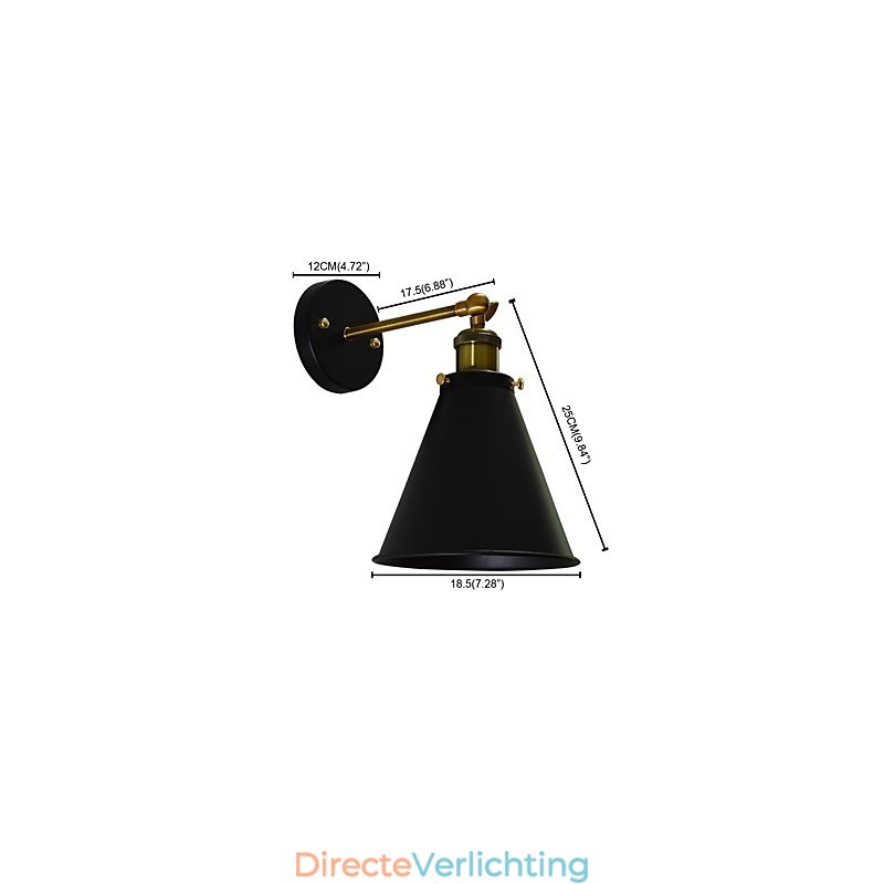 Light Buzz Paint Single Wall Iron Wandlamp Dumb Black Lightsaber Lamp Aan De Muur