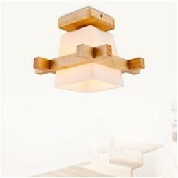 Moderne Chinese lamp Woonkamer Slaapkamer Porch Lamp Van Porch Lamp Houten Kunst