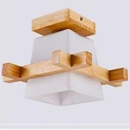 Moderne Chinese lamp Woonkamer Slaapkamer Porch Lamp Van Porch Lamp Houten Kunst