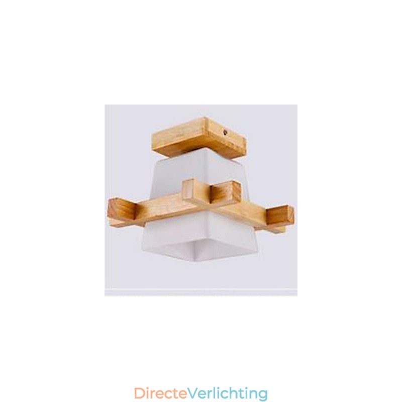 Moderne Chinese lamp Woonkamer Slaapkamer Porch Lamp Van Porch Lamp Houten Kunst