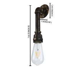 Rustieke Lodge Traditionele Klassieke Antieke Messing Kenmerk voor Sfeerverlichting Wandlampen Wandlamp