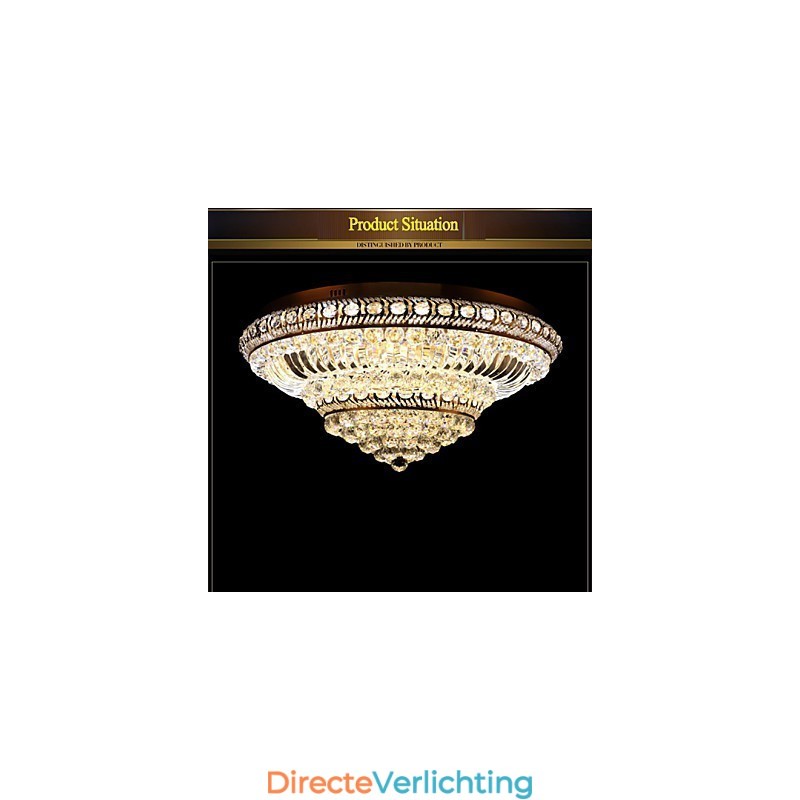 Moderne luxe kristallen plafondlamp Absorb koepellamp Diameter 60CM