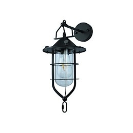 Licht geschilderde stalen wandlamp Dumb Black American Coffee Decoratie Retro wandlamp Lichtzwaardlamp op muur