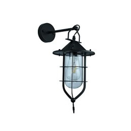 Licht geschilderde stalen wandlamp Dumb Black American Coffee Decoratie Retro wandlamp Lichtzwaardlamp op muur