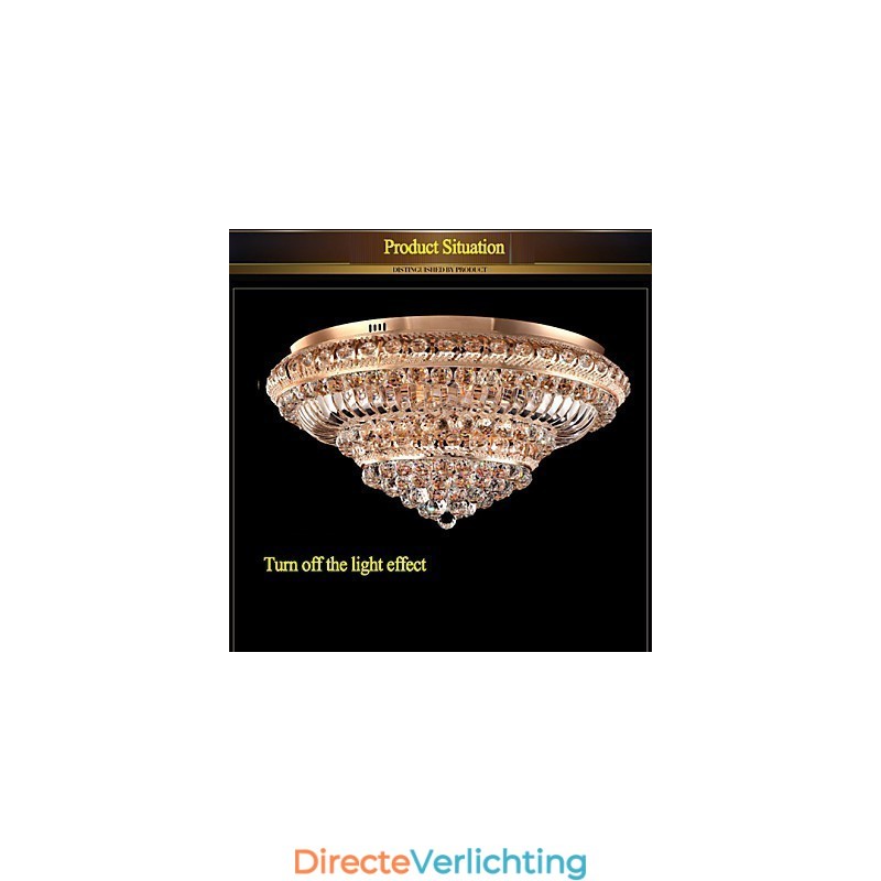 Moderne luxe kristallen plafondlamp Absorb koepellamp Diameter 60CM