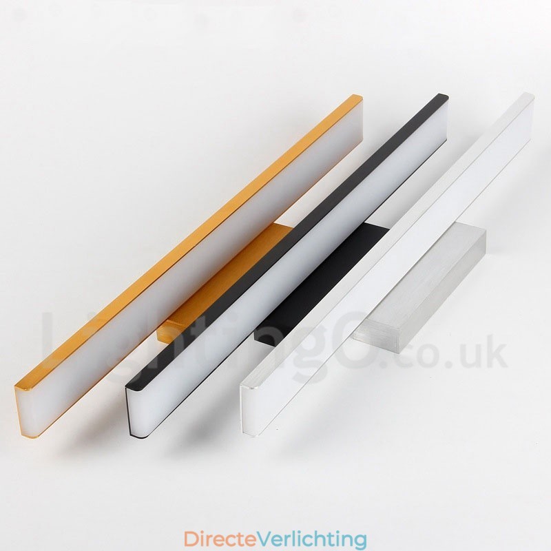 IPMirror Lamp Badkamerverlichting Aluminium materialen en Acryl Wandverlichting Make-up Verlichting
