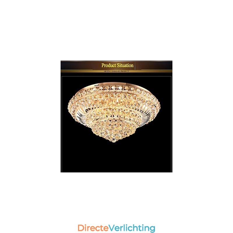 Moderne luxe kristallen plafondlamp Absorb koepellamp Diameter 60CM