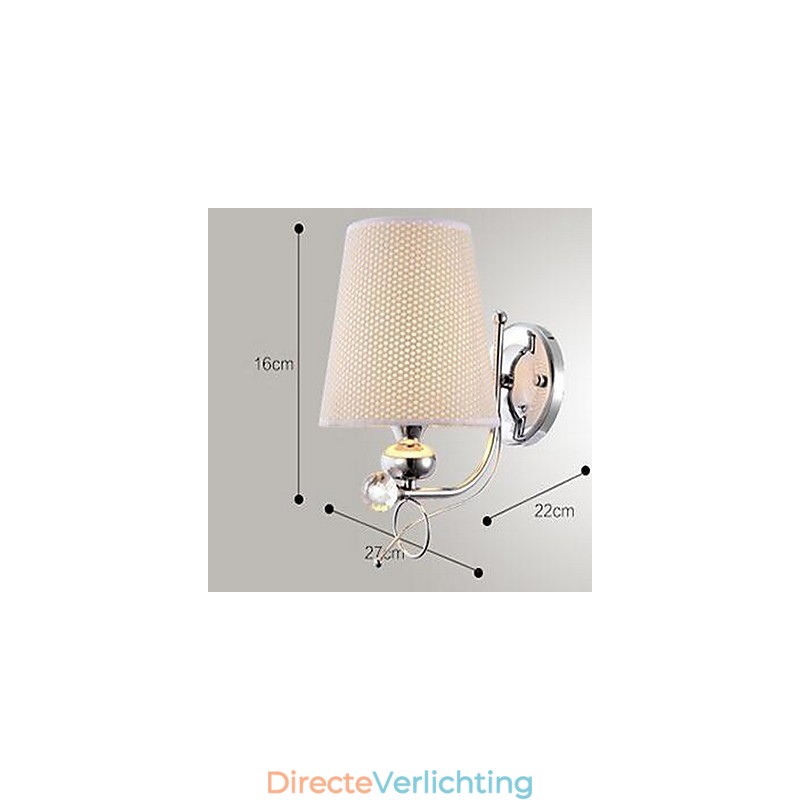 Moderne eigentijdse gegalvaniseerde kenmerkende uplight wandlampen wandlamp