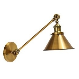 Vintage metalen wandlamp gemonteerde retro industriële wandlamp lampenkap verstelbare nachtverlichtingsarmaturen