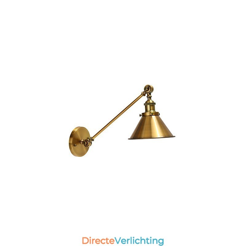Vintage metalen wandlamp gemonteerde retro industriële wandlamp lampenkap verstelbare nachtverlichtingsarmaturen