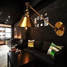Vintage metalen wandlamp gemonteerde retro industriële wandlamp lampenkap verstelbare nachtverlichtingsarmaturen