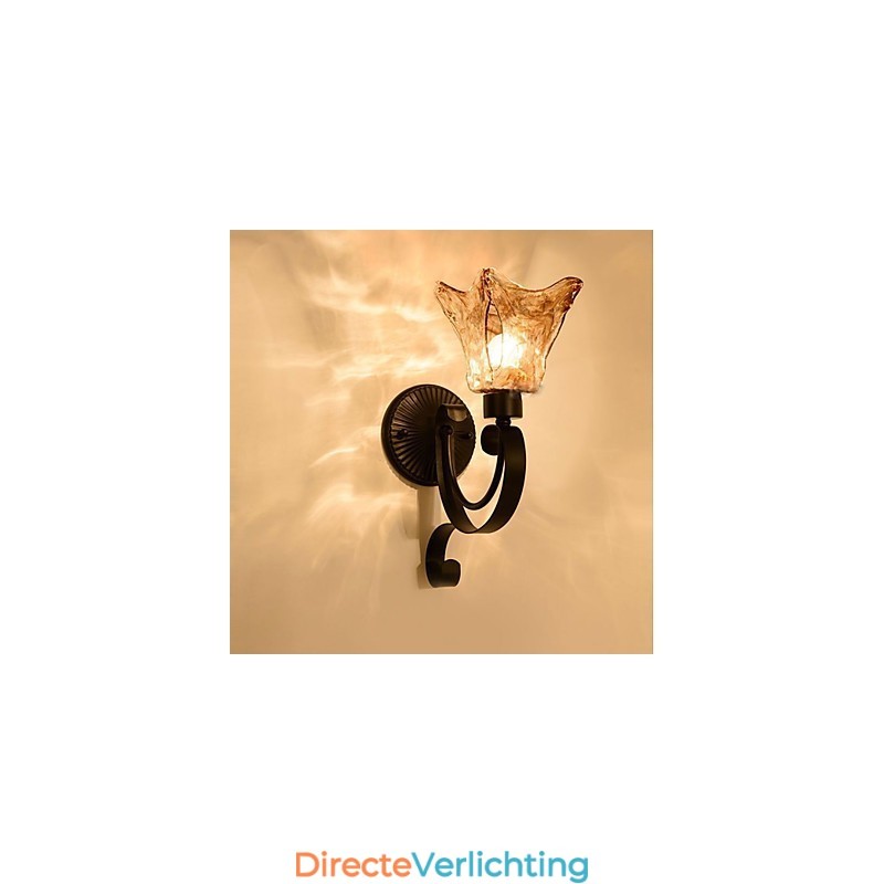 Wandlamp Eenvoudige Woonkamerlamp IJzeren Decoratieve Slaapkamer Nachtkastje Lamp Ganglamp