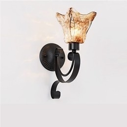 Wandlamp Eenvoudige Woonkamerlamp IJzeren Decoratieve Slaapkamer Nachtkastje Lamp Ganglamp