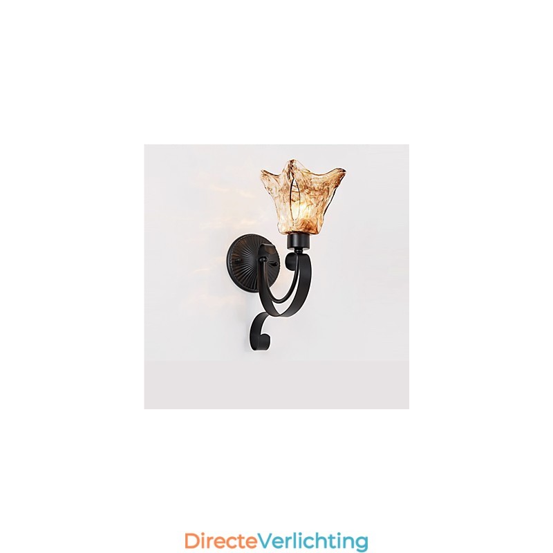 Wandlamp Eenvoudige Woonkamerlamp IJzeren Decoratieve Slaapkamer Nachtkastje Lamp Ganglamp