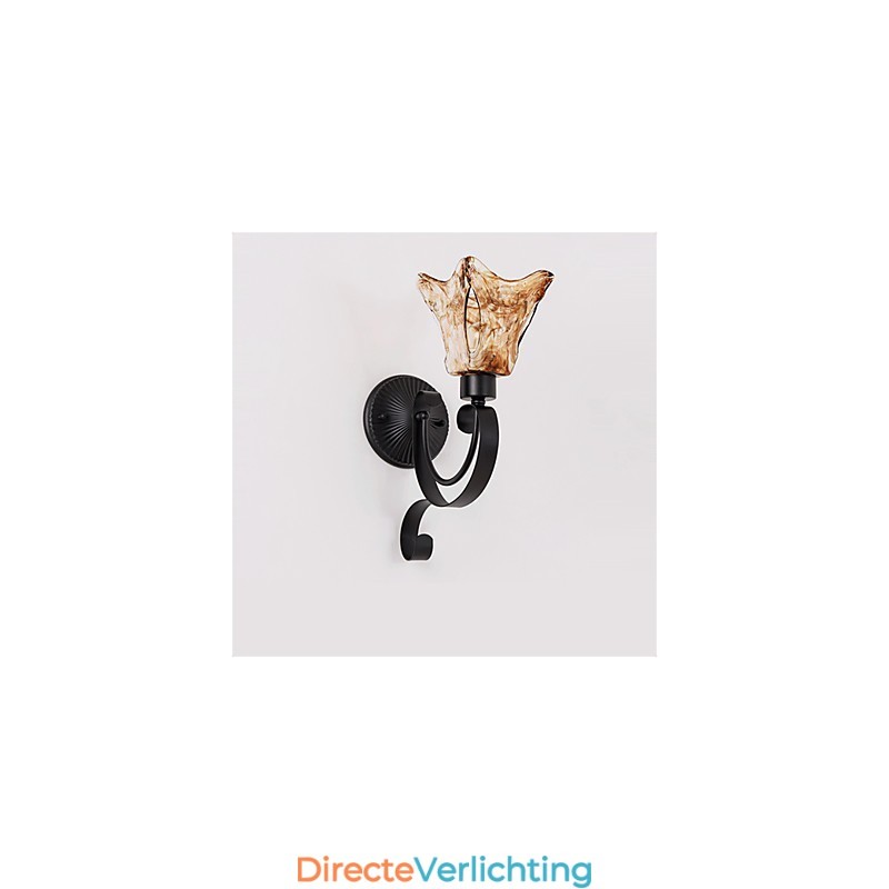 Wandlamp Eenvoudige Woonkamerlamp IJzeren Decoratieve Slaapkamer Nachtkastje Lamp Ganglamp
