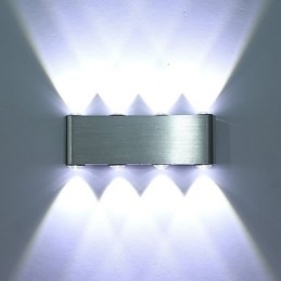 Moderne wandlamp voor binnen, hal, wandlamp van aluminium, decoratieve verlichting, geïntegreerd