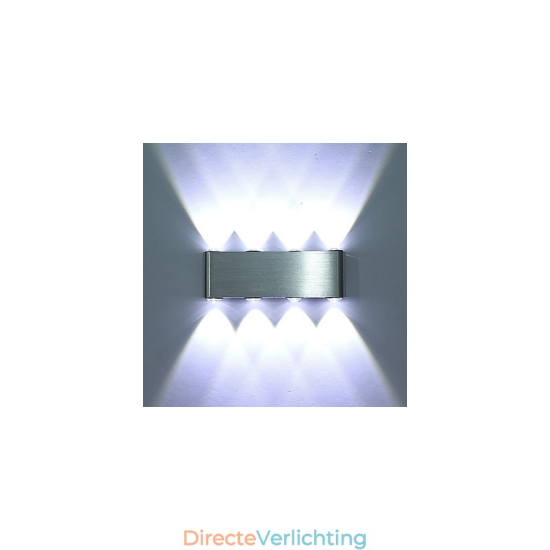 Moderne wandlamp voor binnen, hal, wandlamp van aluminium, decoratieve verlichting, geïntegreerd