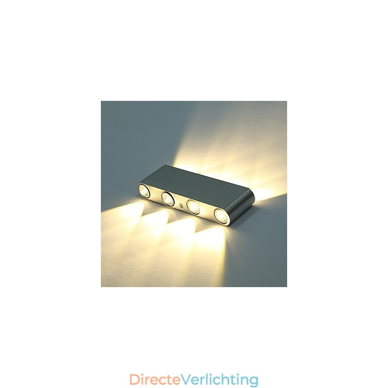 Moderne wandlamp voor binnen, hal, wandlamp van aluminium, decoratieve verlichting, geïntegreerd