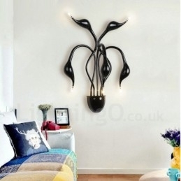 Zwanenkop Moderne Hedendaagse Multi Kleuren Sfeerverlichting Wandlampen Wandlamp