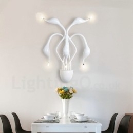 Zwanenkop Moderne Hedendaagse Multi Kleuren Sfeerverlichting Wandlampen Wandlamp