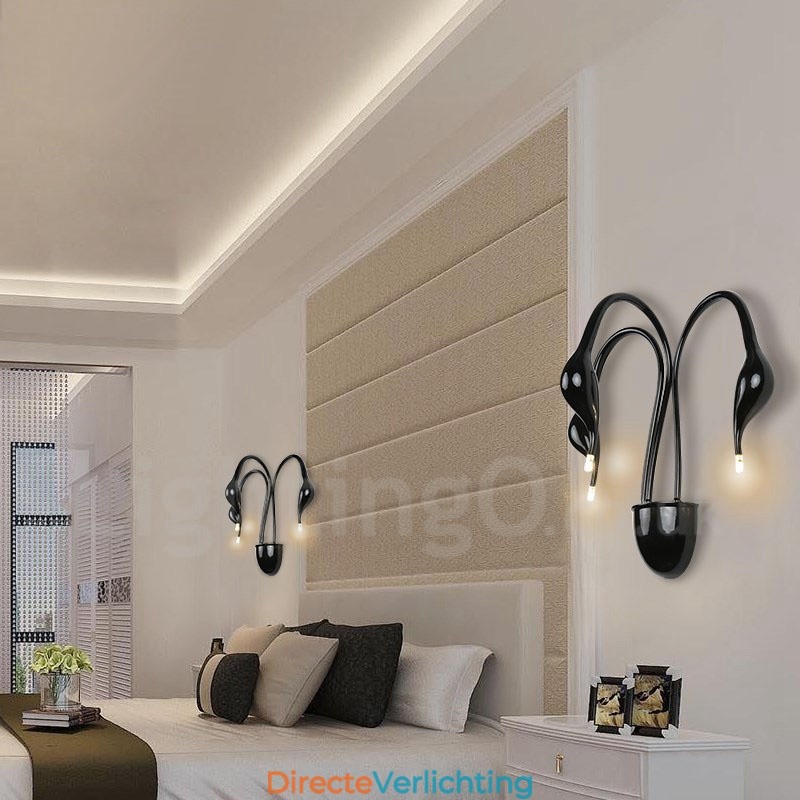 Zwanenkop Moderne Hedendaagse Multi Kleuren Sfeerverlichting Wandlampen Wandlamp