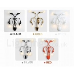 Zwanenkop Moderne Hedendaagse Multi Kleuren Sfeerverlichting Wandlampen Wandlamp