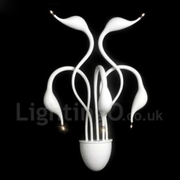 Zwanenkop Moderne Hedendaagse Multi Kleuren Sfeerverlichting Wandlampen Wandlamp