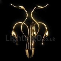Zwanenkop Moderne Hedendaagse Multi Kleuren Sfeerverlichting Wandlampen Wandlamp