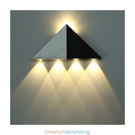 Moderne driehoekige wandlamp voor binnen, hal, op- en neerwaartse wandlamp, spotlicht, aluminium, decoratieve verlichting voor studio-restaurant Moderne driehoekige wandlamp voor binnen, hal, op- en neerwaartse wandlamp, spotlicht, aluminium, decoratieve verlichting voor studio-restaurant