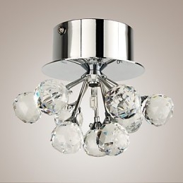 Moderne eigentijdse kristallen mini-stijl chromen metalen inbouwkast