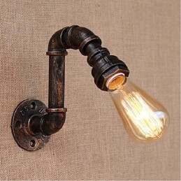 Nostalgia Eenvoudige Waterpijp Decoratieve Kleine Wandlamp Wandlamp