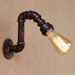 Nostalgia Eenvoudige Waterpijp Decoratieve Kleine Wandlamp Wandlamp