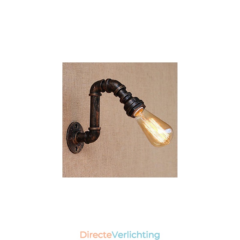 Nostalgia Eenvoudige Waterpijp Decoratieve Kleine Wandlamp Wandlamp