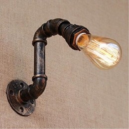 Nostalgia Eenvoudige Waterpijp Decoratieve Kleine Wandlamp Wandlamp