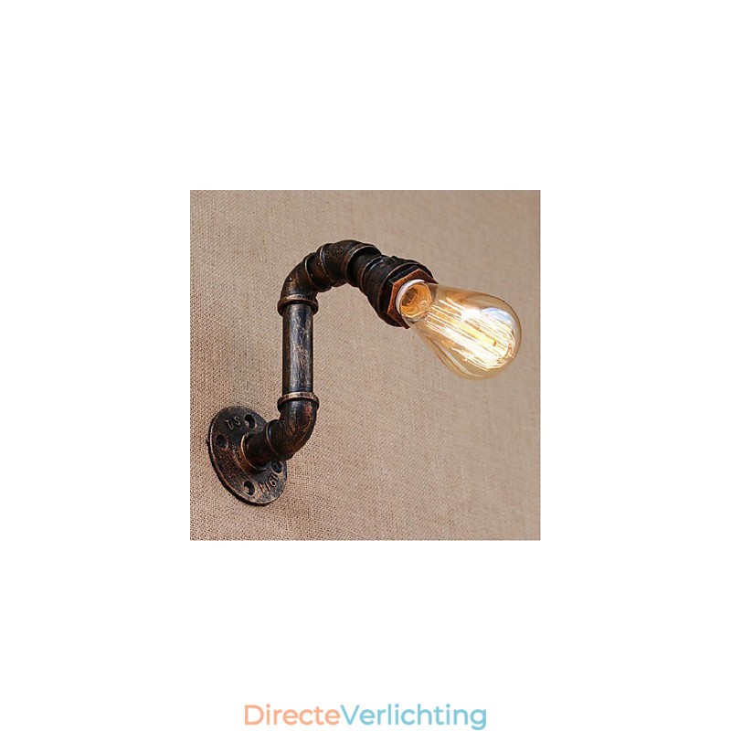 Nostalgia Eenvoudige Waterpijp Decoratieve Kleine Wandlamp Wandlamp