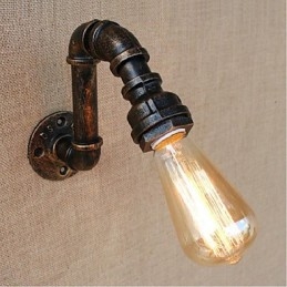 Nostalgia Eenvoudige Waterpijp Decoratieve Kleine Wandlamp Wandlamp